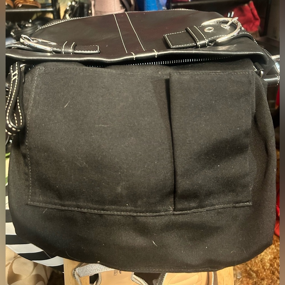 2005 True Vintage Coach Soho Double Buckle All Leather Shoulder Bag - Picture 11 of 13